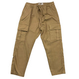 Manuel Ritz Einfarbige Hose mit elastischer Taille und Taschen in Beige für Jungen