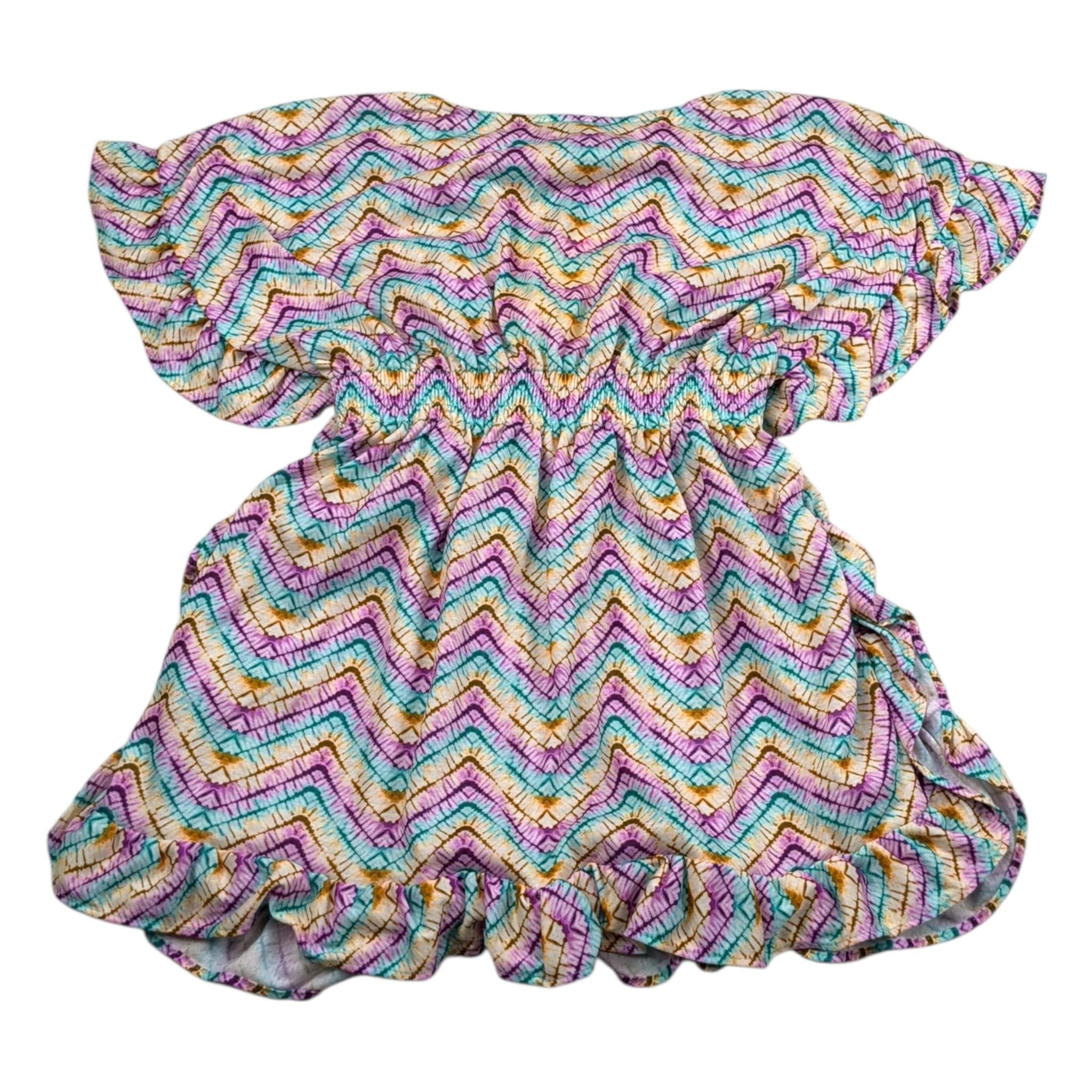 F**K Abito Tinta Unita con Fantasia per Bambina FJ25G5G08DSX51 MULTICOLOR F**K 