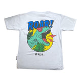 Bern T-Shirt Rundhals Einfarbig mit Print Weiß für Jungen