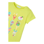 Mayoral T-Shirt Girocollo Tinta Unita con Stampa per Neonata 301432N VERDE MAYORAL 