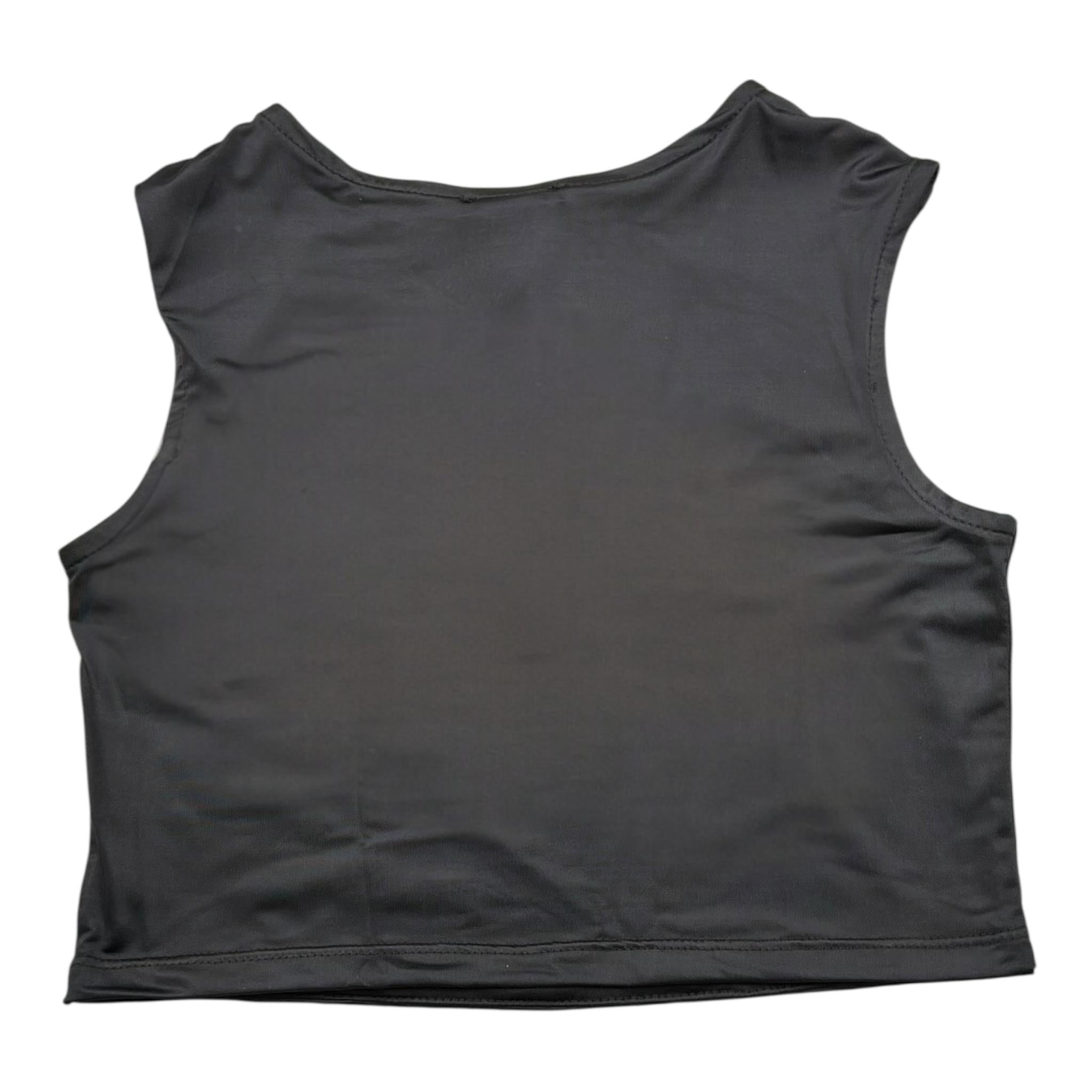 Lu Lu By Miss Grant Top tinta unita Nero per Bambina LL3453 NERO LU LU BY MISS GRANT 