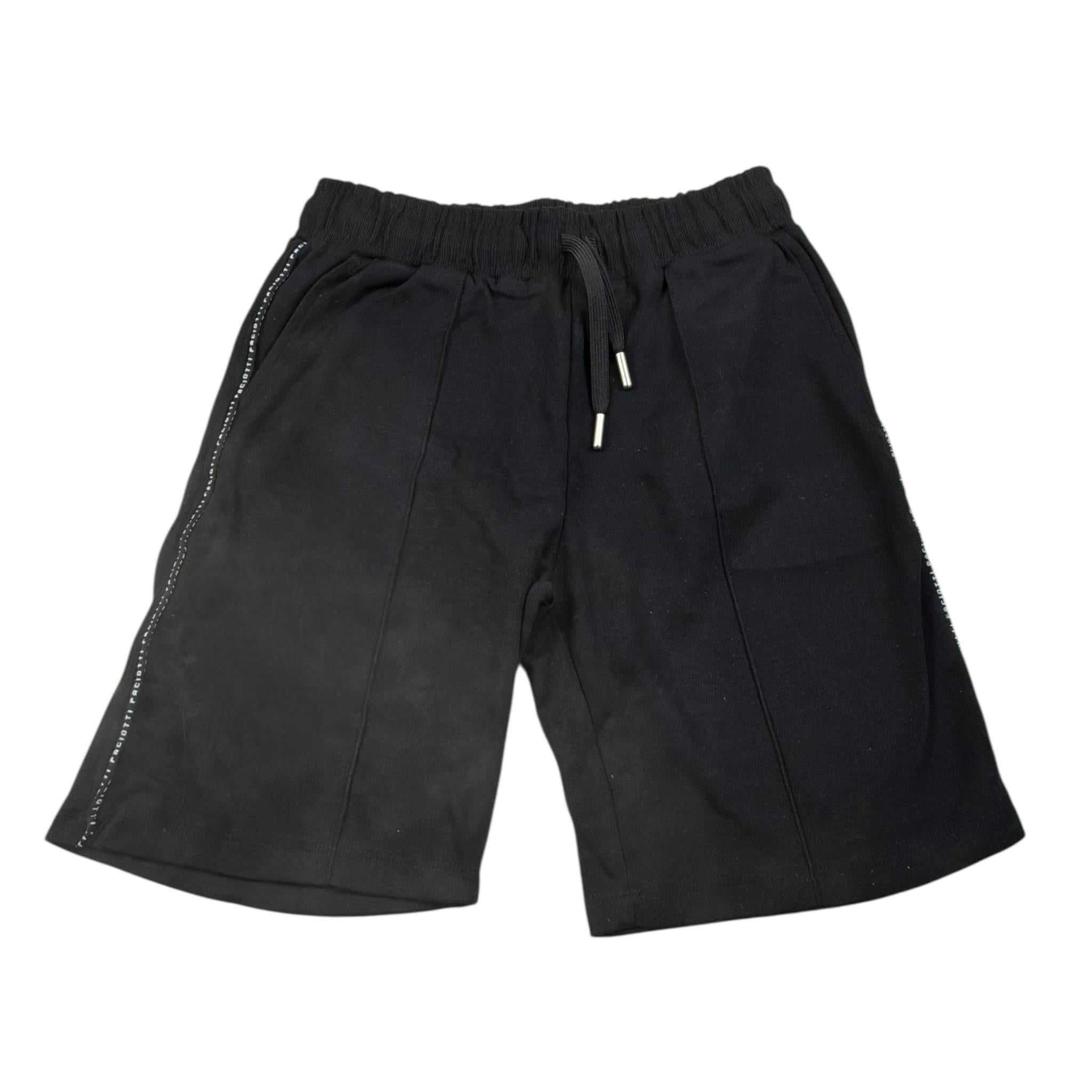 Cesare Paciotti Bermuda tinta unita con Elastico In Vita Nero per Bambino BFP5103J NERO CESARE PACIOTTI 