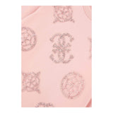 GUESS abito modello felpa girocollo tinta unita con applicazioni Rosa per Bambina N4YK16KA6V4 ROSA GUESS 