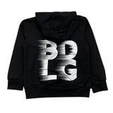 Yours Plain Hoodie Closed mit Kapuze und Print Schwarz für Jungen