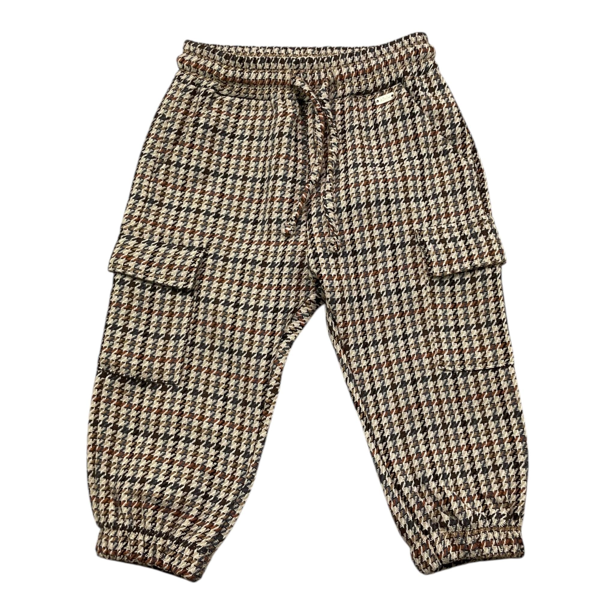 LE BEBE' pantalone tinta unita con microfantasia Beige per Neonato LBB5188 BEIGE LE BEBE' 