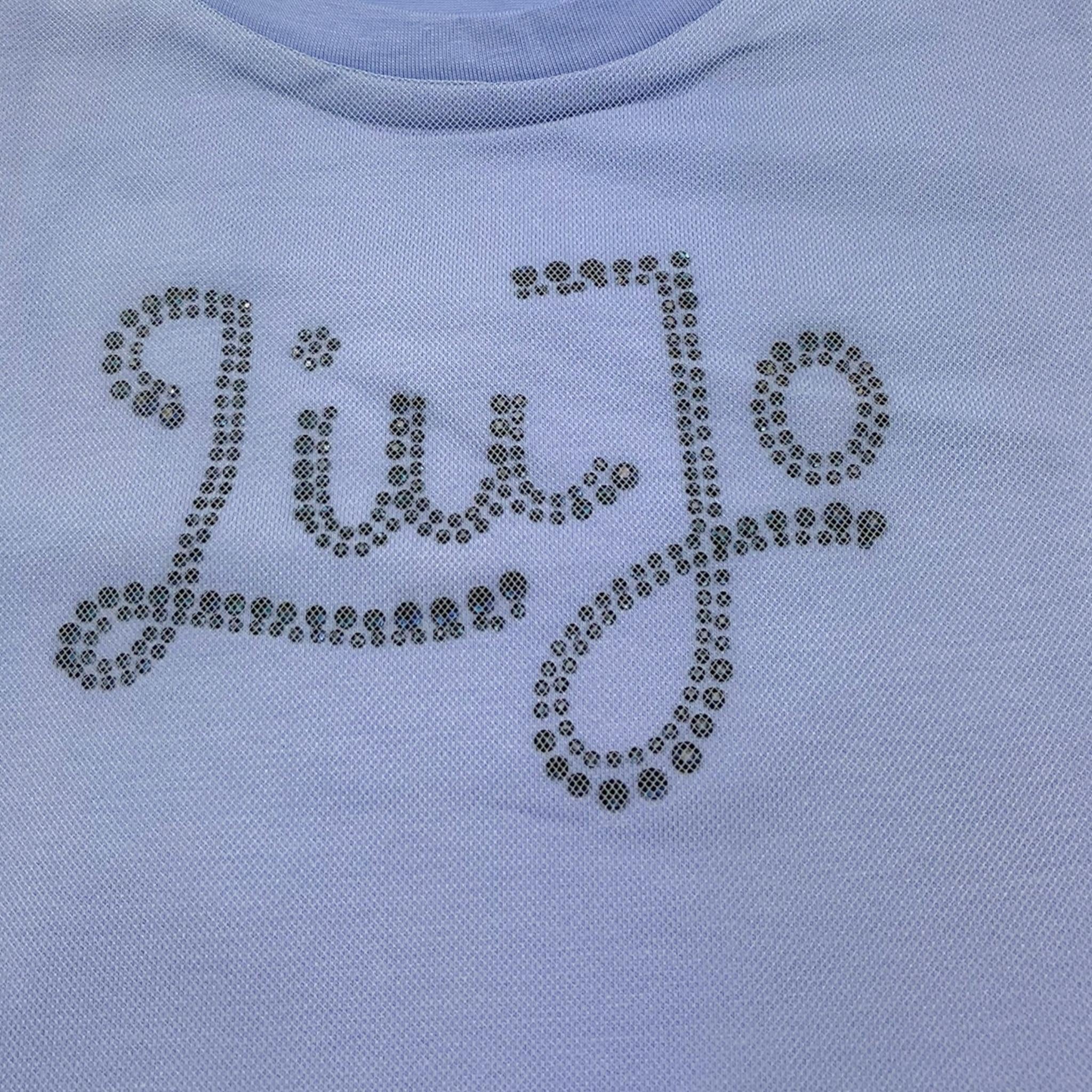 Calvin Klein T-Shirt Tinta Unita Velata con Stampa per Neonata KA5038N AZZURRO CALVIN KLEIN 