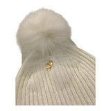 LE BEBE' cappello tinta unita con pon pon Bianco per Neonata LBG5509 BIANCO LE BEBE' 