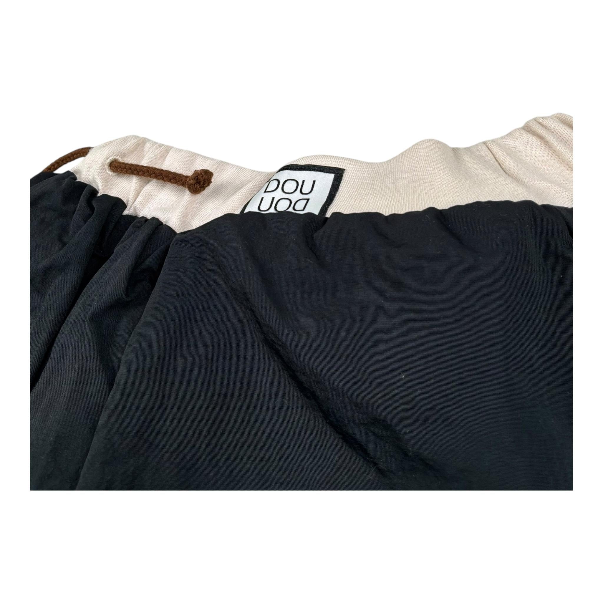 Dou Dou Gonna Tinta Unita con Elastico In Vita per Bambina DW7A41 NERO DOU DOU 