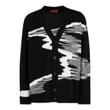MISSONI cardigan tinta unita con fantasia Nero per Bambina MT9R30 NERO MISSONI 