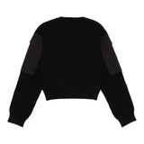 LIU JO maglia girocollo tinta unita con tasche alle maniche Nero per Bambina GF4215XX NERO LIU JO 