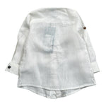 Never Too Camicia tinta unita con Collo Coreano Panna per Bambino NT1232B PANNA NEVER TOO 