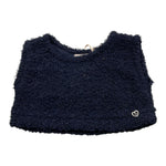 PLEASE gilet tinta unita Blu per Neonata MQ01230G65 BLU PLEASE 