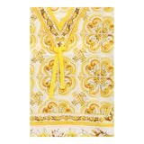 Dolce & Gabbana Camicia Modello Kimono Tinta Unita con Fantasia per Bambina LB7A17 BIANCO DOLCE & GABBANA 