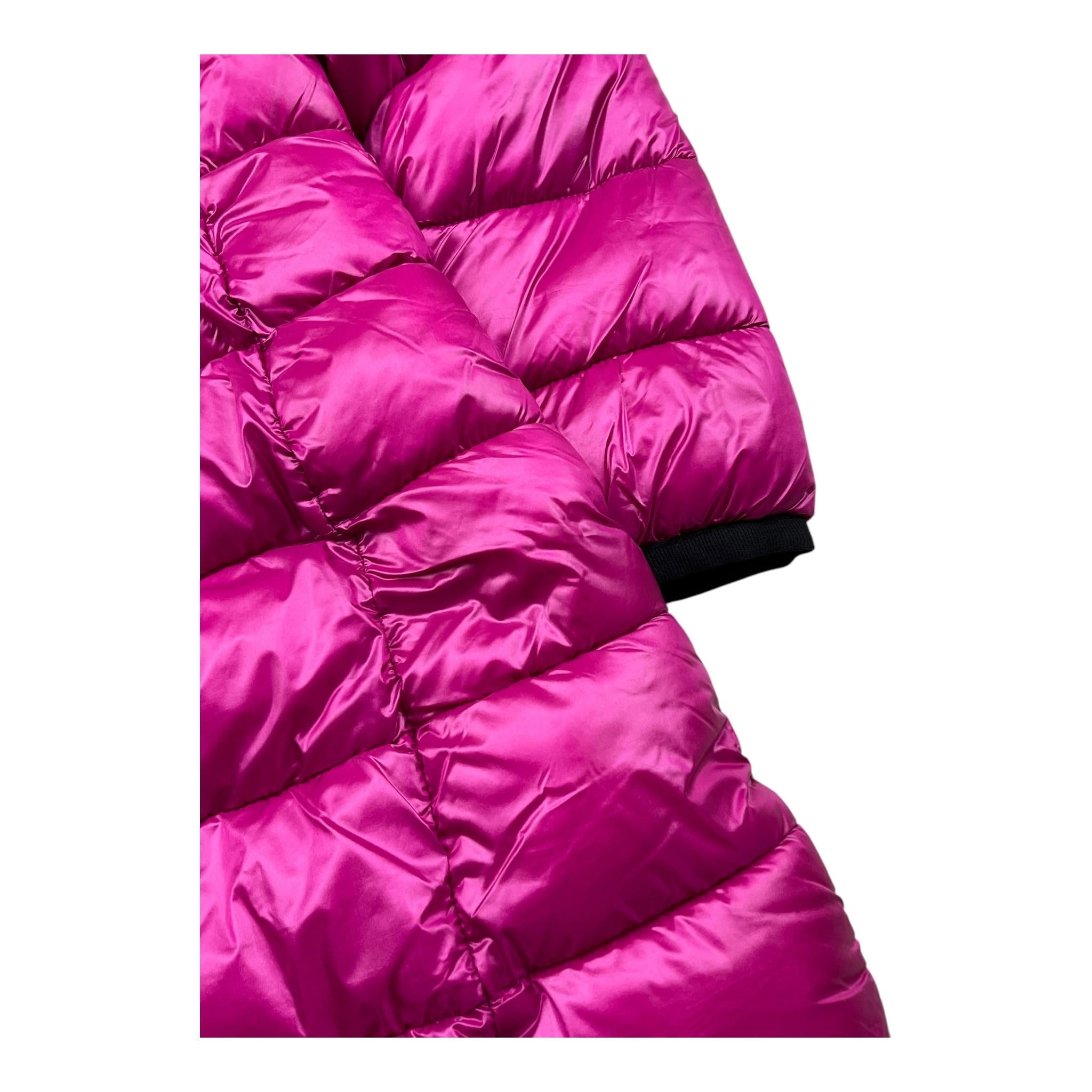 REFRIGUE giubbino reversibile con zip e cappuccio Nero/fuxia per Bambina 2841O0002 NERO/FUXIA REFRIGUE 