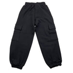 DANIELE ALESSANDRINI pantalone tuta tinta unita con logo Nero per Bambino 1231PF00097 NERO DANIELE ALESSANDRINI 