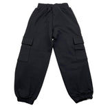 DANIELE ALESSANDRINI pantalone tuta tinta unita con logo Nero per Bambino 1231PF00097 NERO DANIELE ALESSANDRINI 