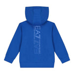 EMPORIO ARMANI felpa tinta unita con cappuccio  Cobalto per Bambino 6DBM72 COBALTO EMPORIO ARMANI 