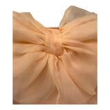Miss Grant Gonna Tinta Unita con Fiocco per Neonata MG1286 PESCA MISS GRANT 