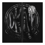DKNY felpa con zip e cappuccio tinta unita con profili maniche in contrasto Nero per Bambino D60180 NERO DKNY 