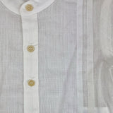 Yoedu Zweifarbiges Shirt-Bermuda-Set Weiß/Beige für Neugeborene