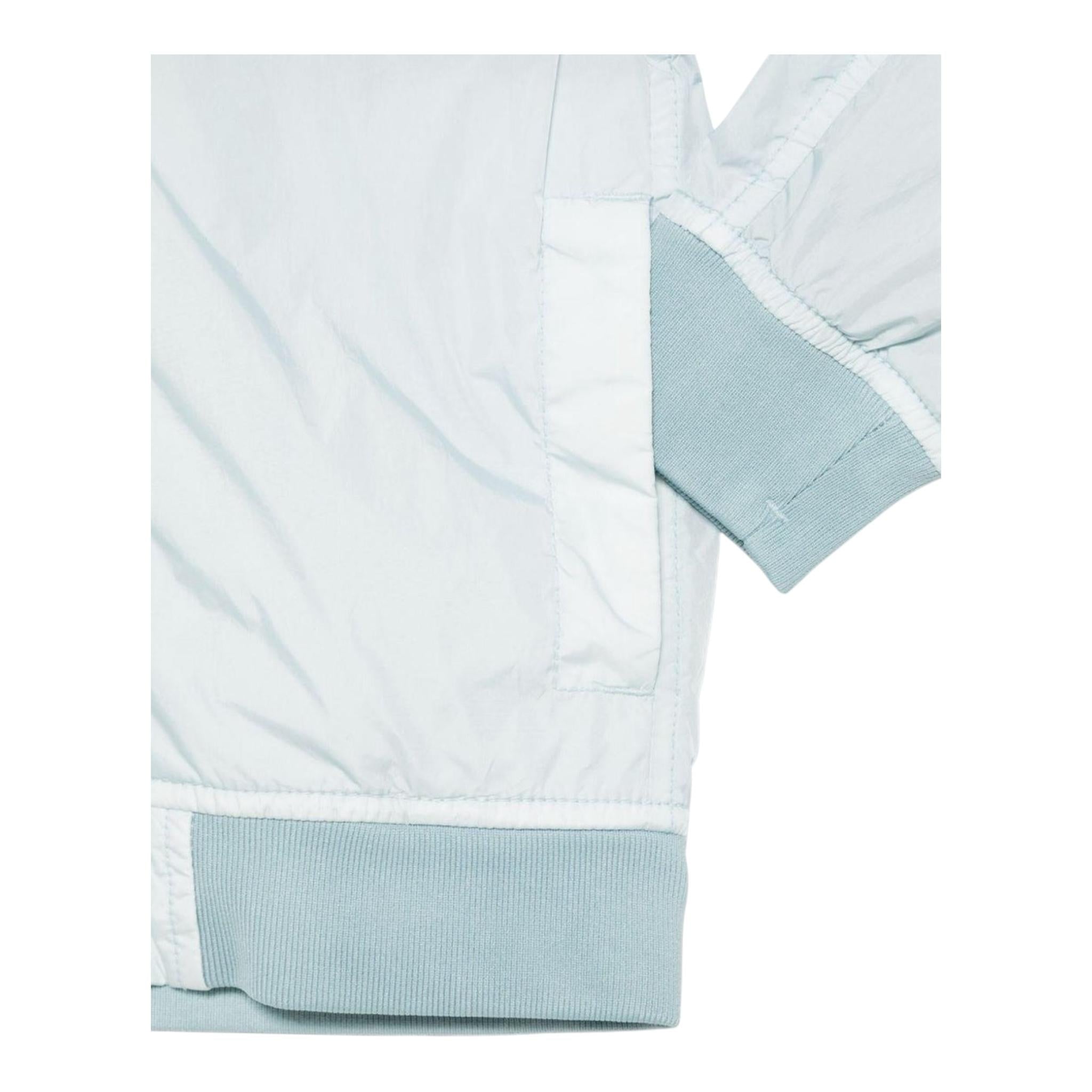 Stone Island Giubbino Tinta Unita con Zip per Bambino K1S164100003 AZZURRO STONE ISLAND 