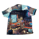 Louis Dieudonne' Camicia Mezza Manica Tinta Unita con Stampa per Bambino LD0111 BLU LOUIS DIEUDONNE' 