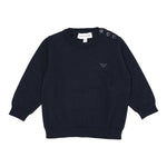 EMPORIO ARMANI maglia tinta unita girocollo Blu per Bambino 8NHM92 BLU EMPORIO ARMANI 