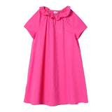 Il Gufo Abito Tinta Unita Mezza Manica per Bambina P25VM781C0046 FUXIA IL GUFO 