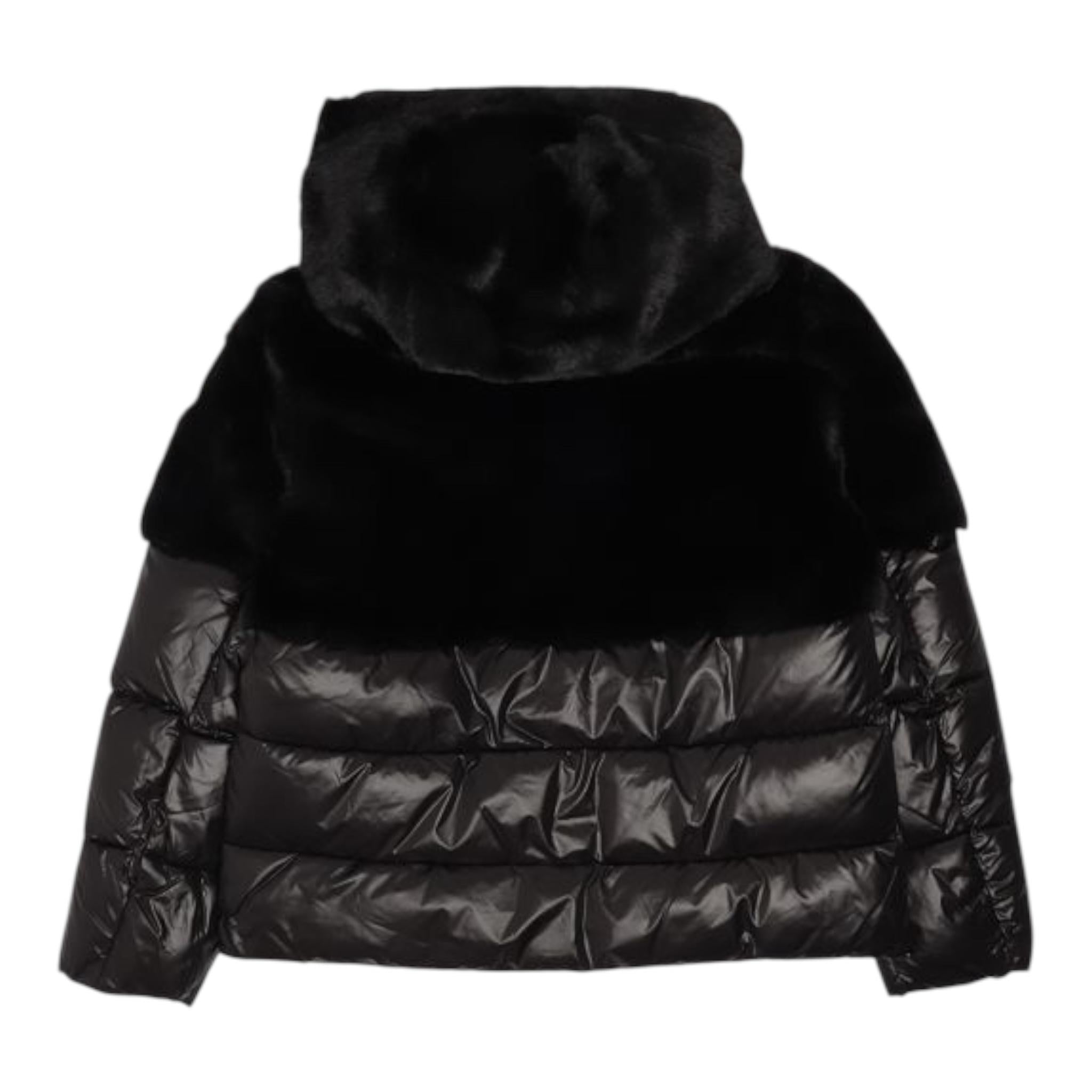 BLAUER giubbino tinta unita con pelliccia Nero per Neonata 24WBLGC02527N NERO BLAUER 