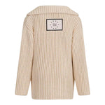 Dou Dou Cardigan Tinta Unita con Bottoni per Bambina DW9P00 BEIGE DOU DOU 