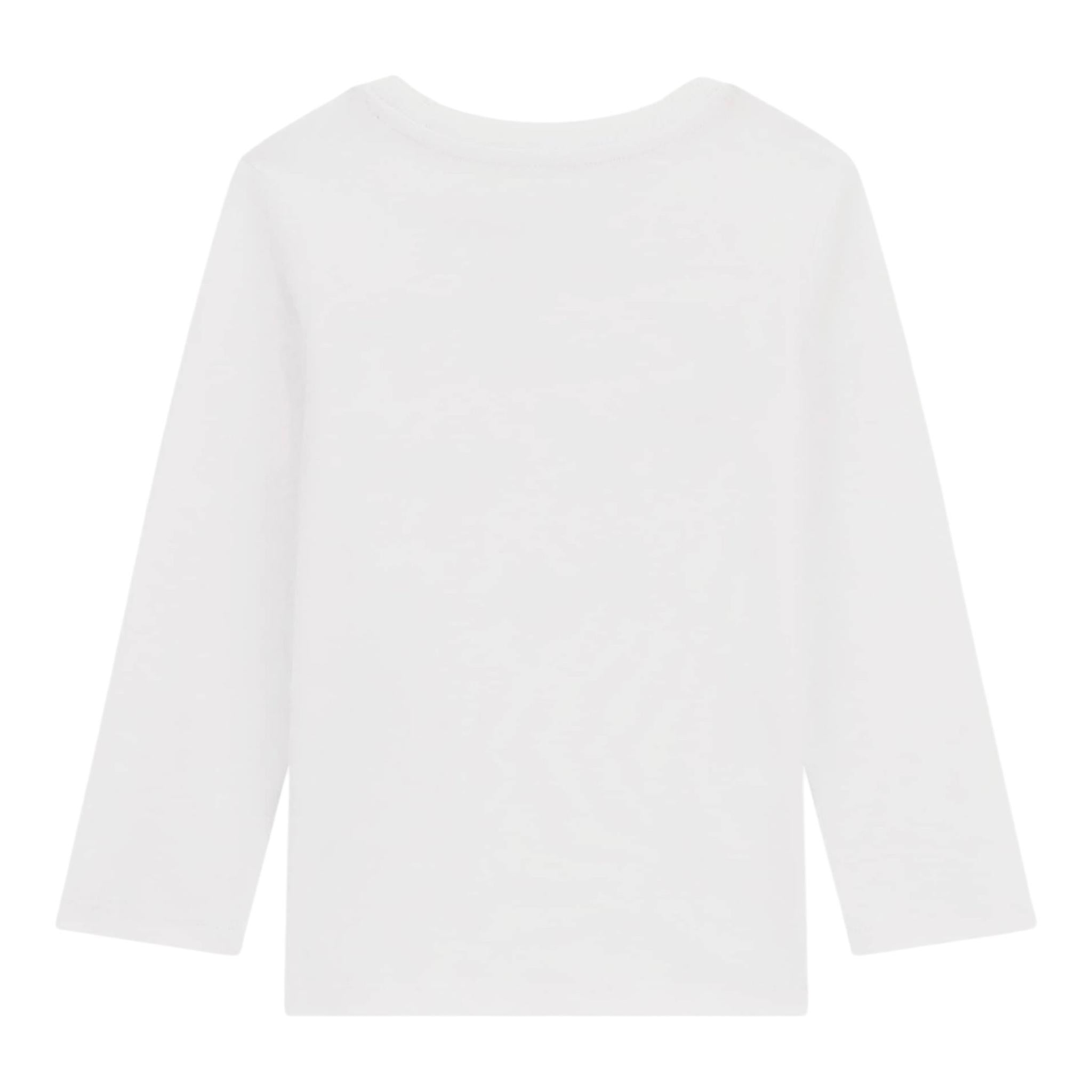 GUESS shirt girocollo tinta unita con stampa Bianco per Neonato I4YI03K8HM4 BIANCO GUESS 