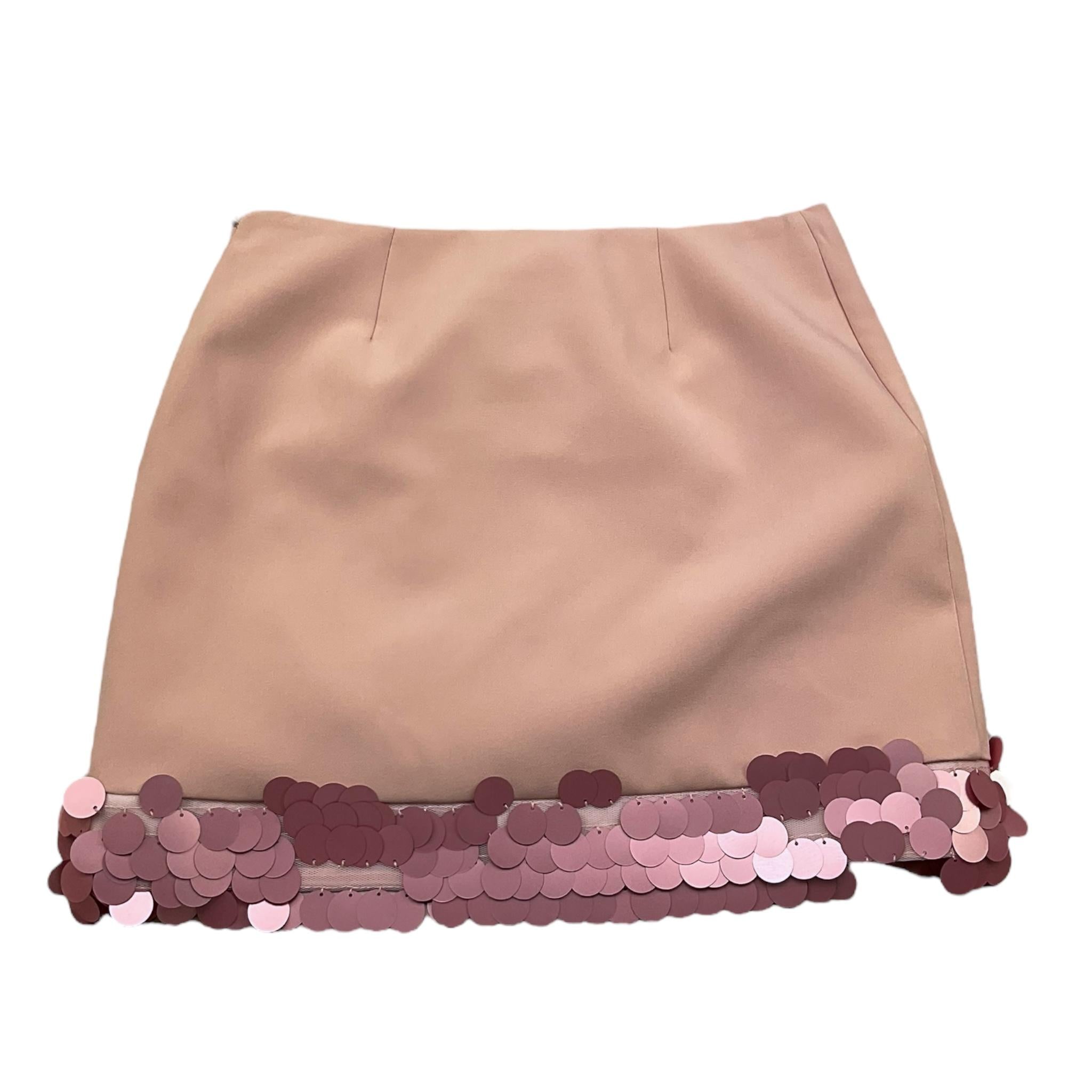 Fun & Fun Gonna Tinta Unita con Paillettes per Bambina FNCJSK01066 ROSA FUN & FUN 