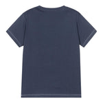 Guess T-Shirt Gircollo Tinta Unita con Stampa per Neonato N2RI02K8HM0 BLU GUESS 