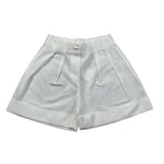 Le Bebe Bermuda Tinta Unita con Elastico In Vita per Neonato LBG5827 PANNA LE BEBE 