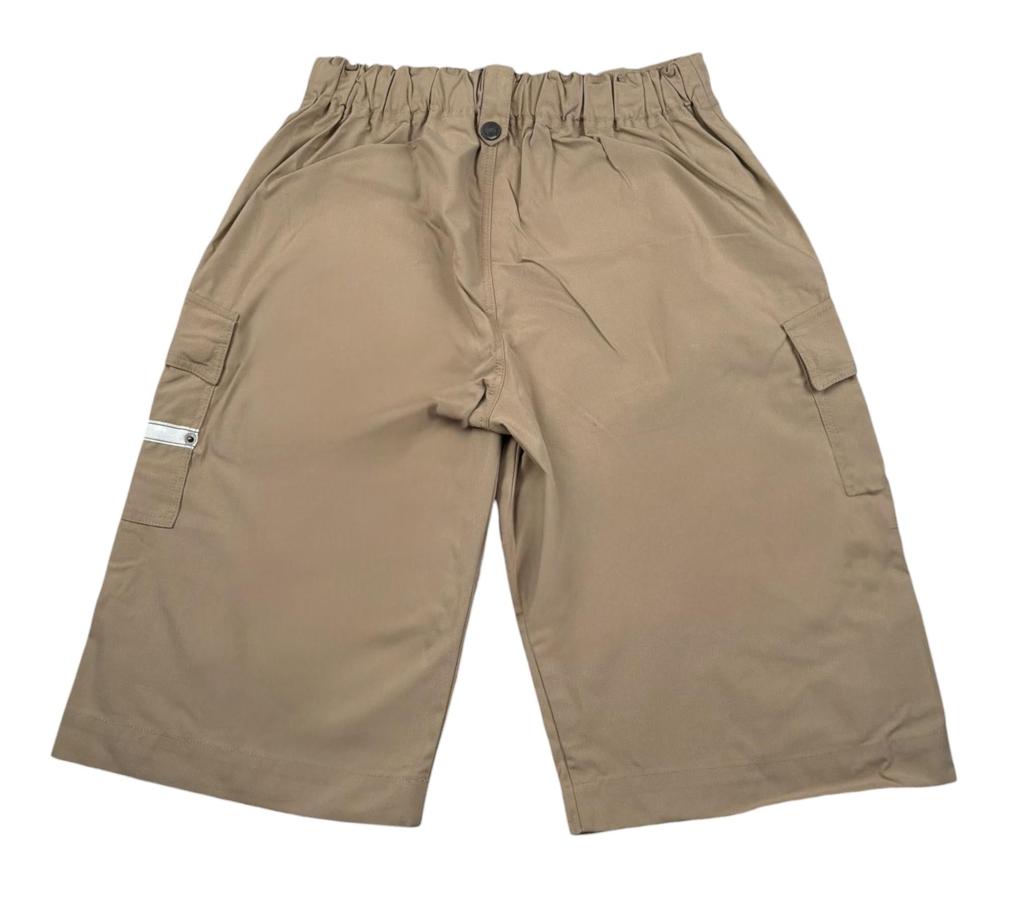 Moschino Bermuda Tinta Unita con Elastico In Vita per Bambino HUQ02C BIEGE MOSCHINO 