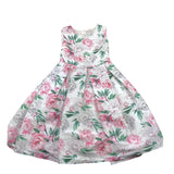 Alice Pi Zeremonienkleid mit Armlöchern und Blumenmuster, einfarbig, weiß, für Mädchen