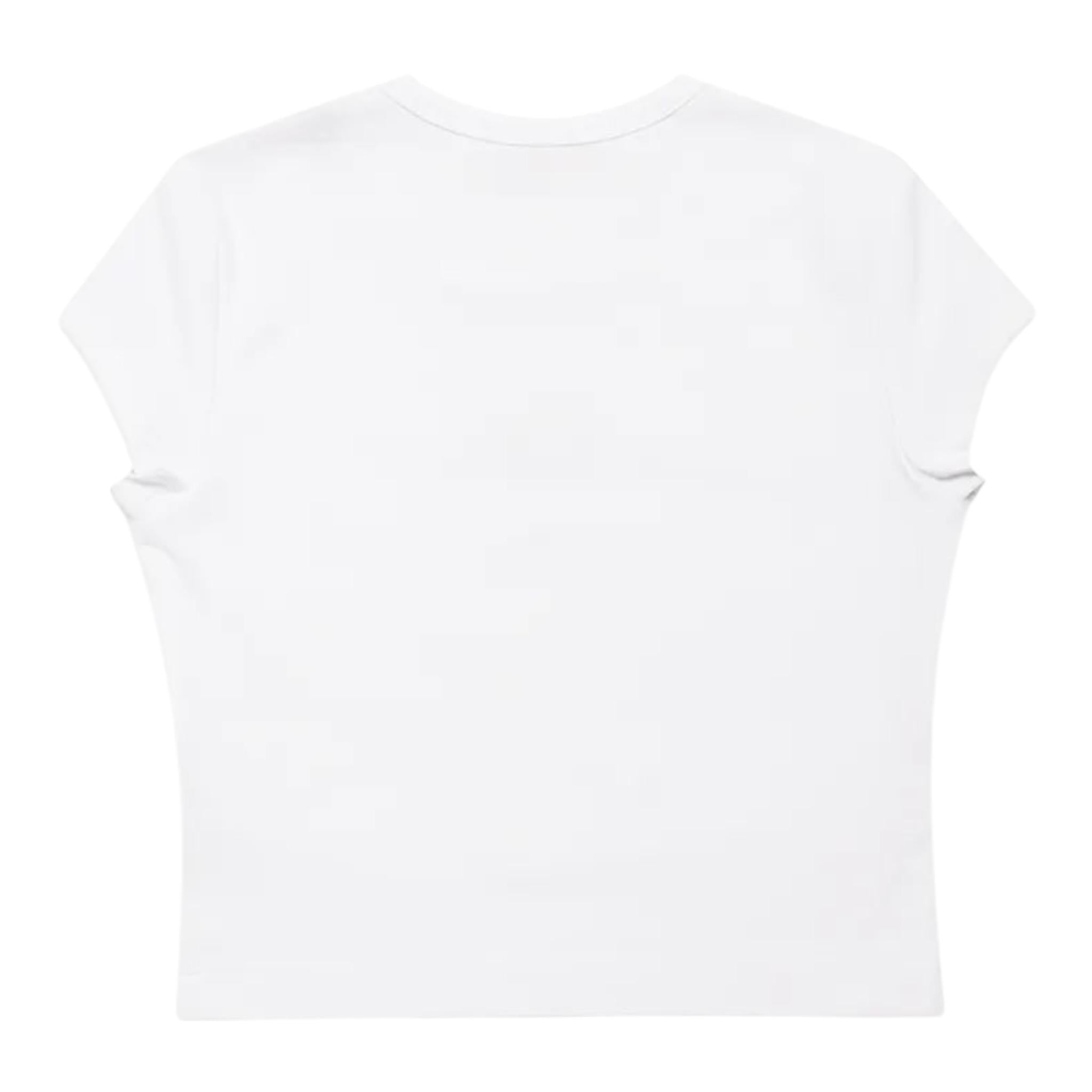 Diesel T-Shirt Girocollo tinta unita con Logo Bianco per Bambina J01830XXXX BIANCO DIESEL 
