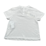 Emporio Armani T-Shirt tinta unita con Stampa Bianco per Neonato 8NHTN5 BIANCO EMPORIO ARMANI 