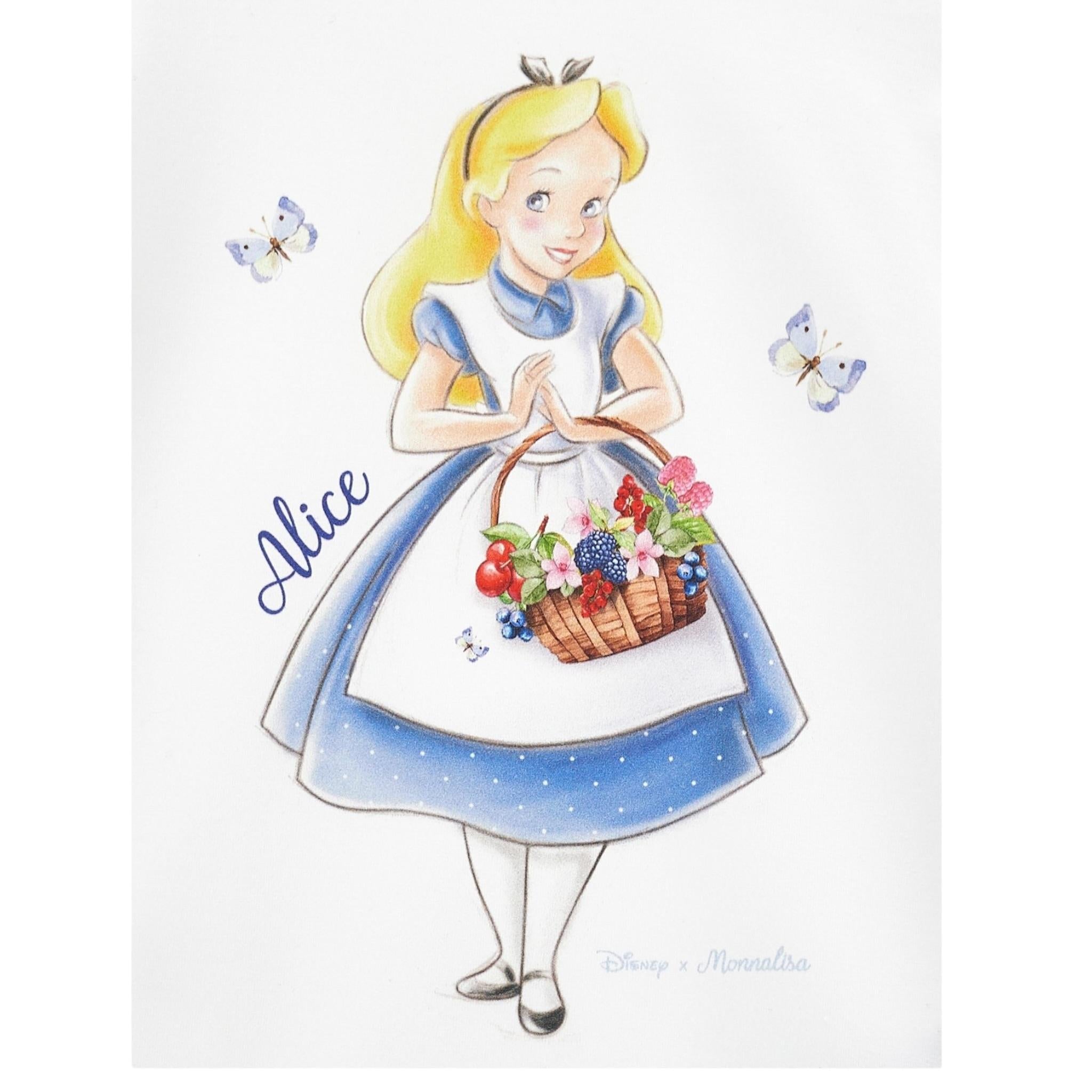 Monnalisa T-Shirt Girocollo Tinta Unita con Stampa per Bambina 11E622XX BIANCO MONNALISA 