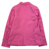 Hinnominate Rosa Zweireihige Einfarbige Jacke Für Mädchen