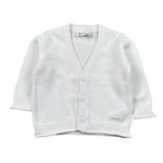 Lalalu' Cardigan Tinta Unita con Logo per Neonata MGL1P BIANCO LALALU' 