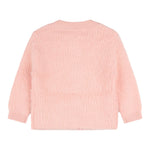CARRE'MENT BEAU cardigan tinta unita con ricamo cuore Rosa per Neonata Y05268 ROSA CARRE'MENT BEAU 