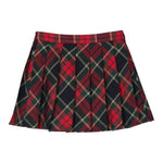 IL GUFO gonna tinta unita con fantasia scozzese Rosso per Bambina A24GN217W3068 ROSSO IL GUFO 
