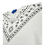Marcelo Burlon Felpa tinta unita con Stampa Bianco per Bambino CBBA001F23 BIANCO MARCELO BURLON 