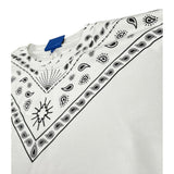 Marcelo Burlon Felpa tinta unita con Stampa Bianco per Bambino CBBA001F23 BIANCO MARCELO BURLON 