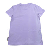 Just Cavalli T-Shirt Girocollo Tinta Unita con Logo per Bambina JGP260\4TS LILLA JUST CAVALLI 