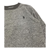 TRUSSARDI maglia girocollo tinta unita con logo Grigio per Bambino TBA25112MA GRIGIO TRUSSARDI 