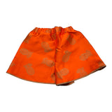 Mariuccia Shorts einfarbig mit elastischer Taille orange für Mädchen