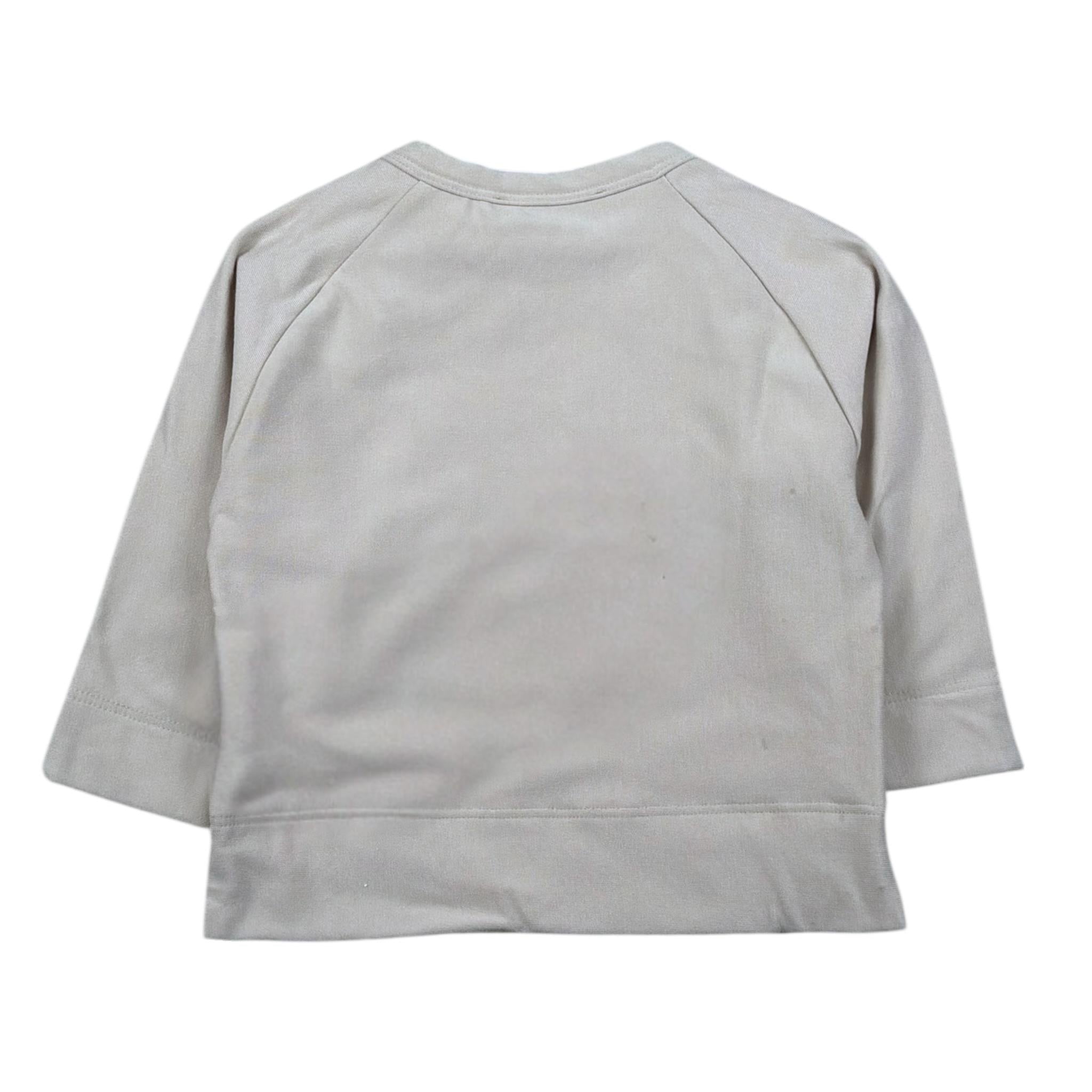 Bamboom+Babies Felpa Chiusa Girocollo Tinta Unita per Neonato SAN10 BEIGE BAMBOOM+BABIES 