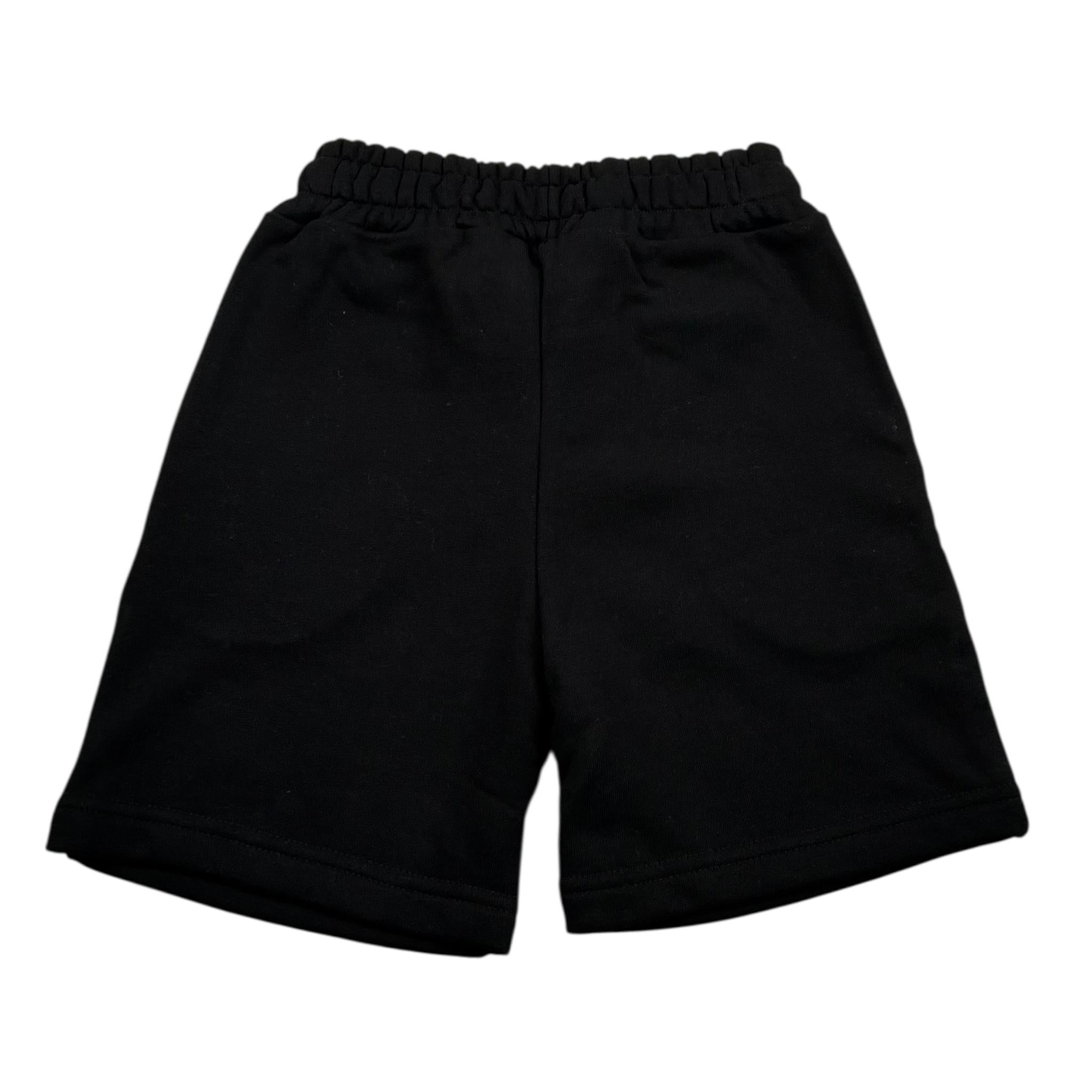 Hinnominate Bermuda Tuta Tinta Unita con Logo per Bambino 3636SF00011 NERO HINNOMINATE 